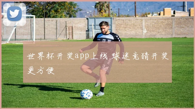 世界杯开奖app上线 球迷竞猜开奖更方便